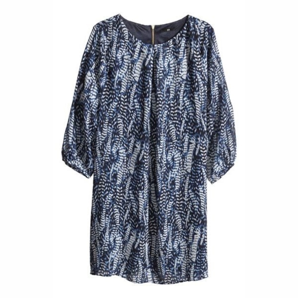 Shift Blue Pattern Dress size 6